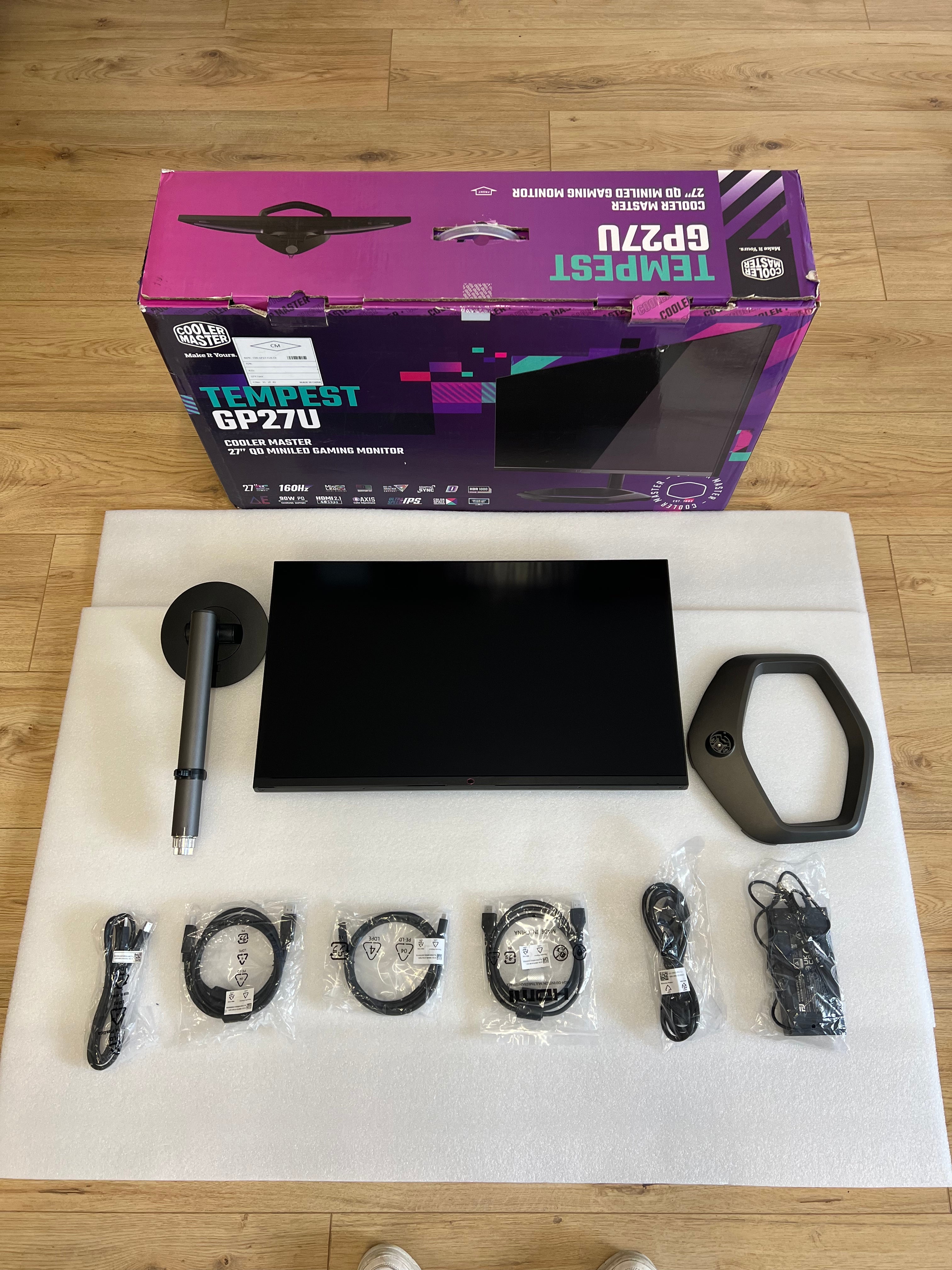 Refurbished Cooler Master Tempest GP27U Gaming Monitor Refurbished Cooler Master Tempest GP27U Gaming Monitor